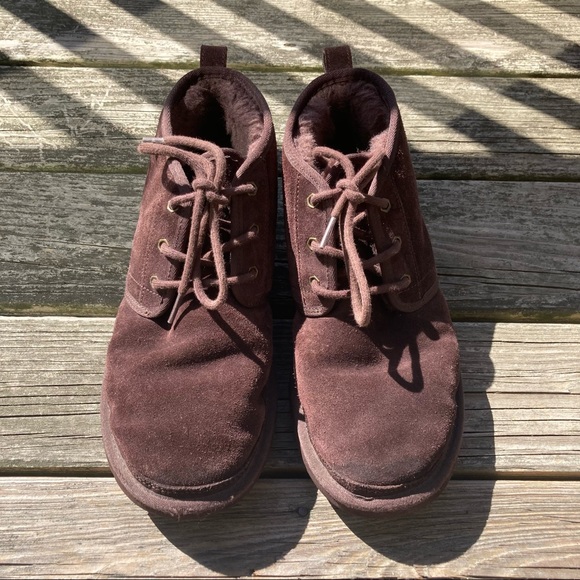 Ugg Chocolate Brown Neumel Boot Mens Size 10 - Picture 13 of 16